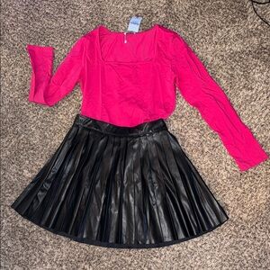 Pink Long Sleeve Top